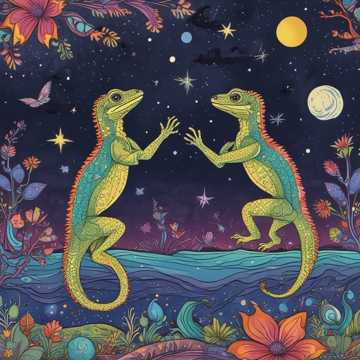 Lizards in the Night