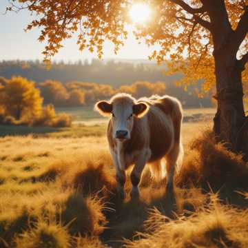 Fluffy Cow