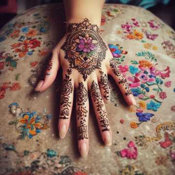 A Beautiful Henna Born Daughter