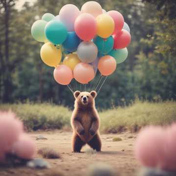 Bear and Balloons