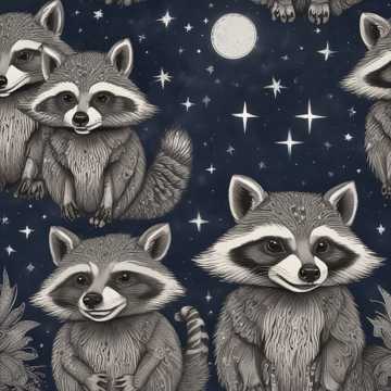 Raccoons Kings from day to Night