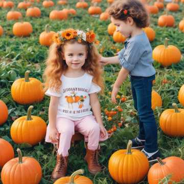 Pumpkin hair little