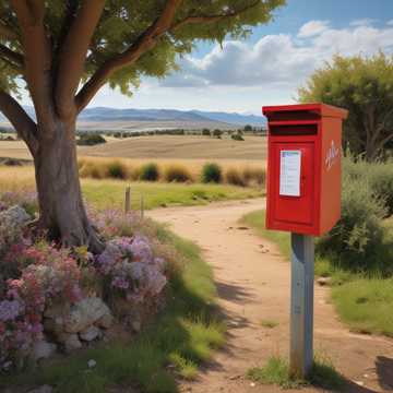 Pamela the postie.