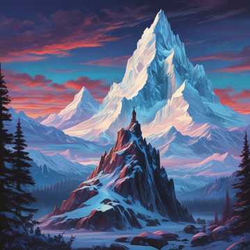 Frozen mountains 