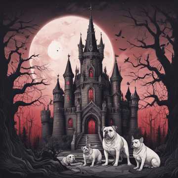 Bulldog Lovin' Gothic Heart