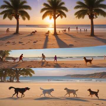 Valanto and Lola on the Beach