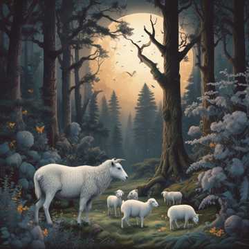 Mélusine et les moutons