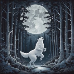Moonlit Serenade for a Wolf