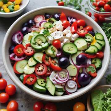 Greek salad time