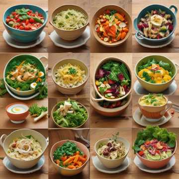 Salad Egg-Milk Soup