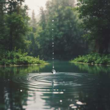 雨点滴答下