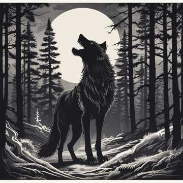 Moonlit Wolves