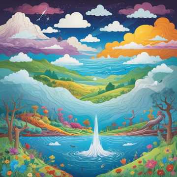 "Water Cycle Wonders with Luna the Cat"