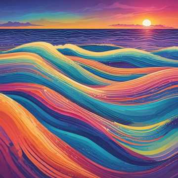 Sunset Waves