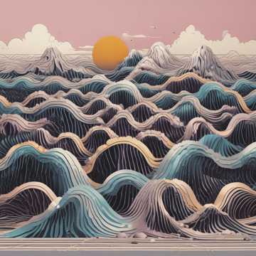 Sunset Waves