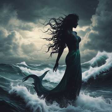 The Mermaid of the Stormy Sea