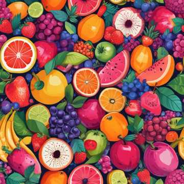 Funky Fresh Fruit Alphabet