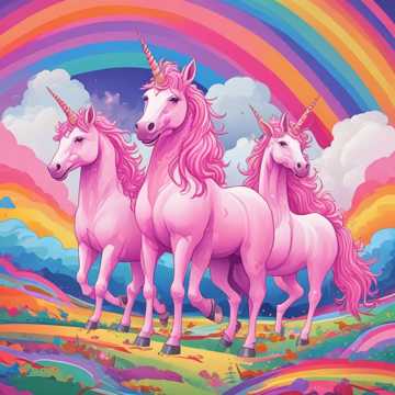 Pink fluffy unicorns 