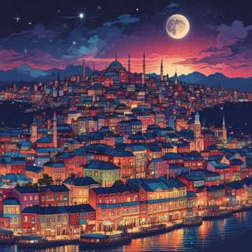 Starry Night in Istanbul