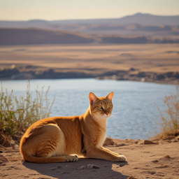 Shaina the Sun Bathing Cat