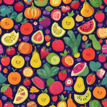 Alphabet Funk with Fruits