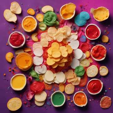 Crisps with Ketchup-Mayo