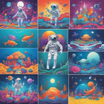 Astronaut In The Ocean