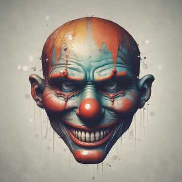 Drunken clown