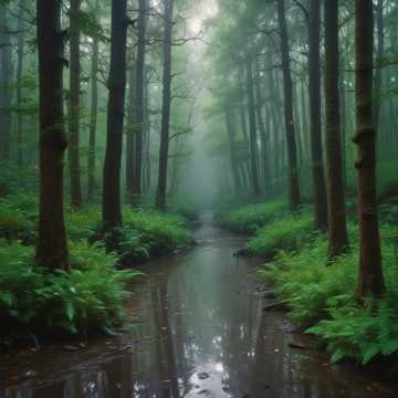 Rainy Path to Serenity