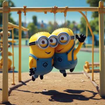 Minions on the Playground