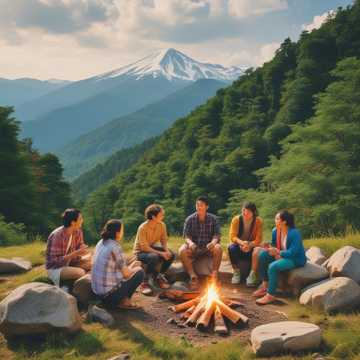 山古志キャンプへ