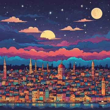 Starry Night in Istanbul