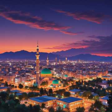 Sunset in Tehran