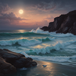 Moonlit Waves