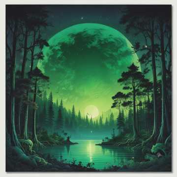 Green Moon Glow