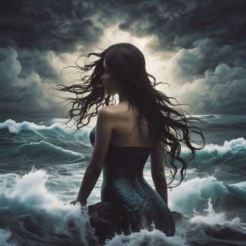 The Mermaid of the Stormy Sea