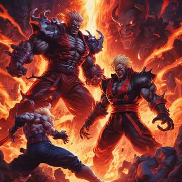 Shin Akuma Vs Ult Rugal