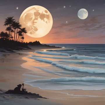 Moonlit Shore