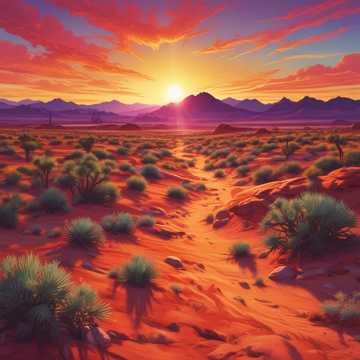 Desert Sunsets