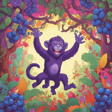 Blueberry Monkey Boy