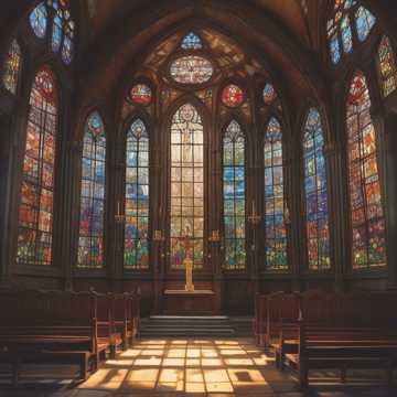 Light Through Stained Glass