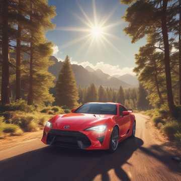 Red Toyota