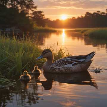 Duck Love His Ducklings