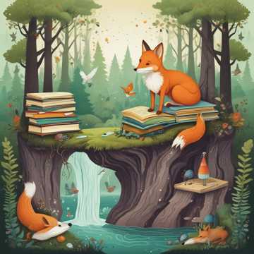 Raposa Quiteria e o Bosque de Leitura