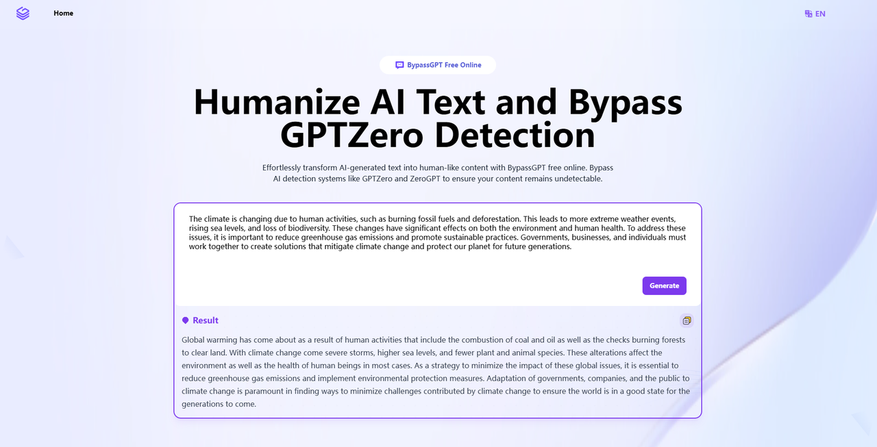 Step 2: Input Your AI Text for Humanization