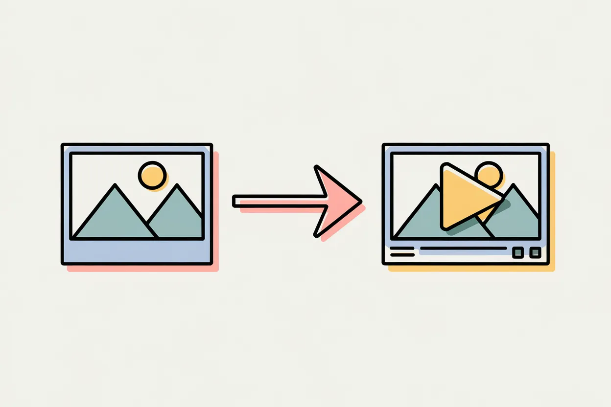 تحويل الصور إلى فيديو