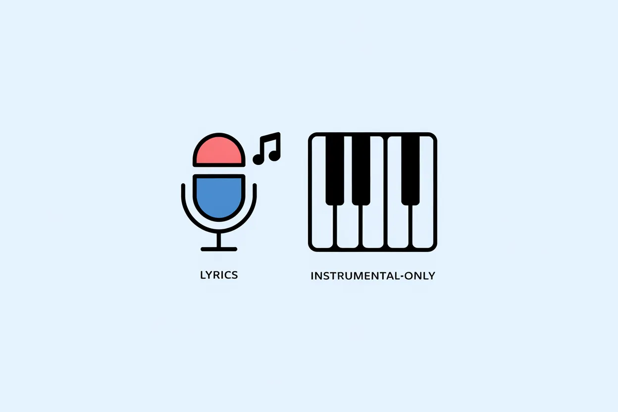 Generate Music with or without Lyrics