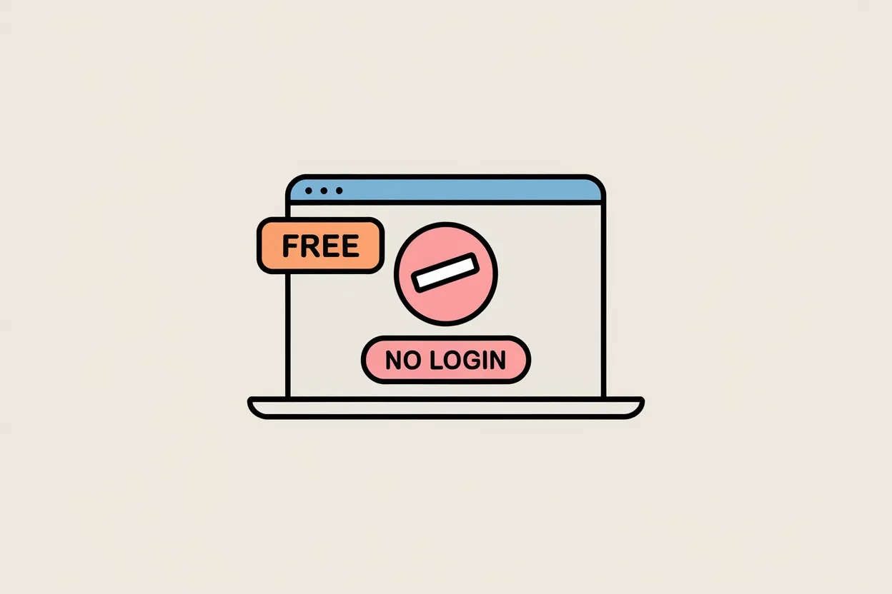 Free and No Login Required (H3)