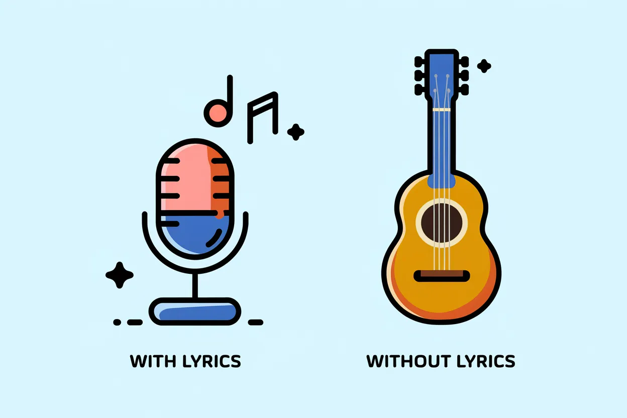 Create Music with or Without Lyrics