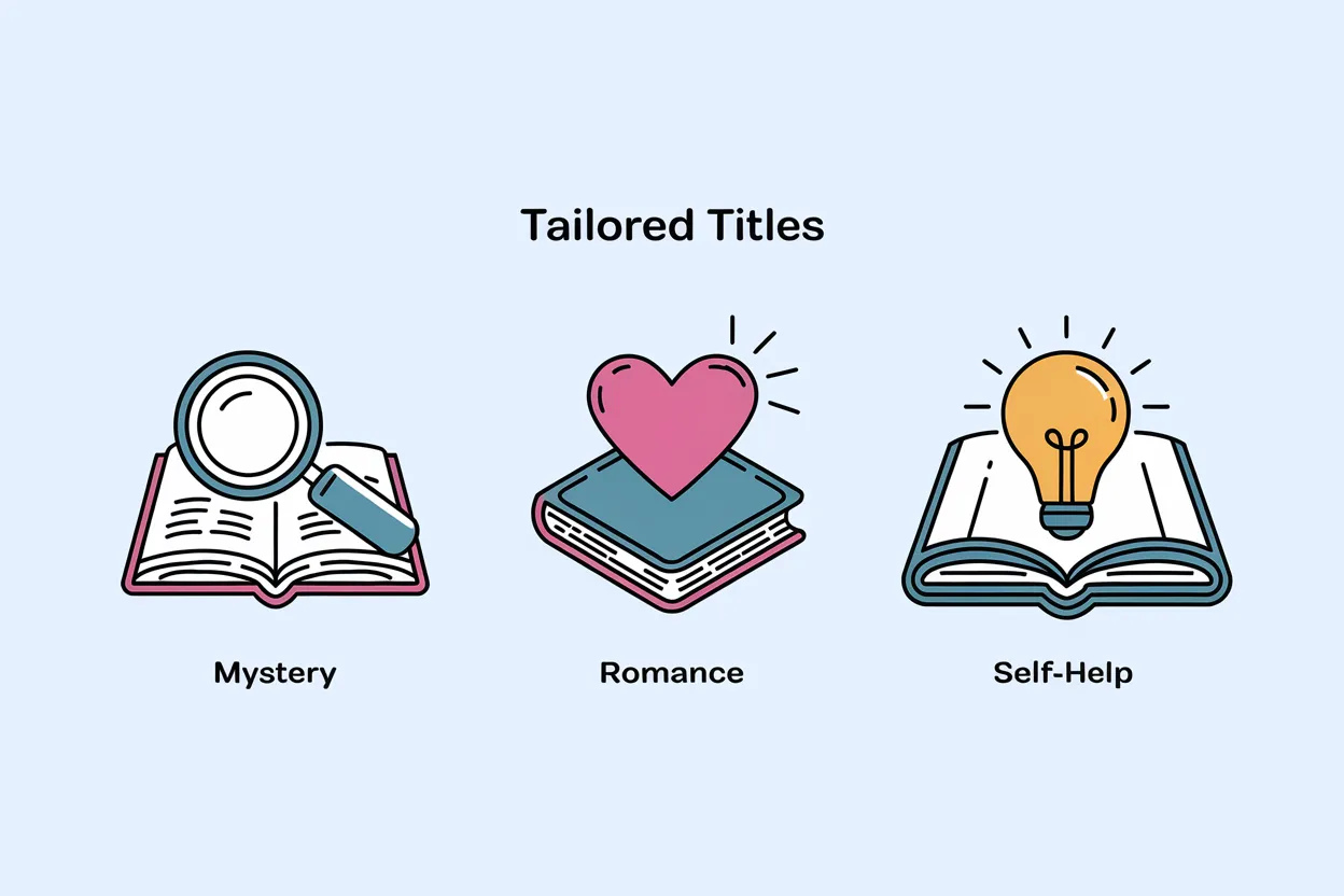 Tailored Book Titles